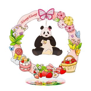 熊猫福宝萌兰香香亚克力立牌展示牌桌牌桌面摆件文创纪念品伴手礼