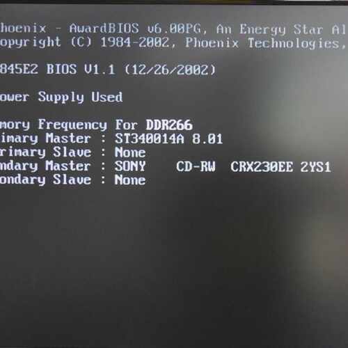 SBC-845E2 P4 BIOS V1.1 & 2.80GHz CPU & RAM