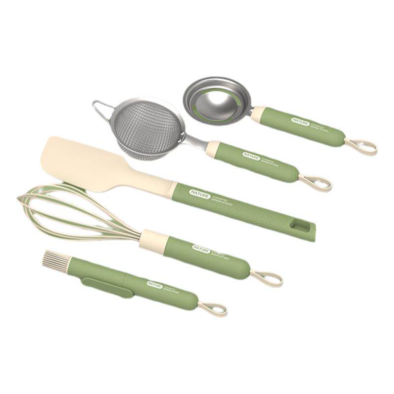 Cosamtec硅胶打蛋器烘焙工具套装耐高温油刷蛋糕烘焙刮刀辅食套装