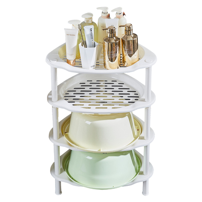 塑料镂空三角架放水桶洗脸盆架