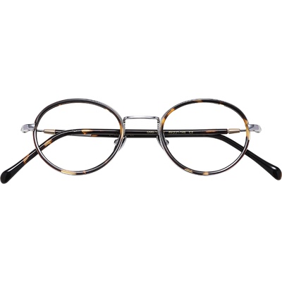 右店斯文镜高智氛围圆框钛架可配高度数椭圆少女感近视眼镜框架