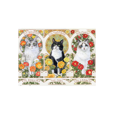 3djp萌宠猫咪平面塑胶拼图1200片