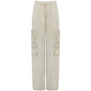 【3件5折】COCOBELLA工装风阔腿裤降落伞裤女两穿休闲裤PA7025-2