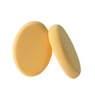 帕瑞诗专业化妆粉扑海绵椭圆形美妆蛋六片三角皮面不吃粉干湿两用