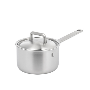 莱德斯316L不锈钢食品级奶锅不粘锅无涂层家用宝宝辅食锅一人食