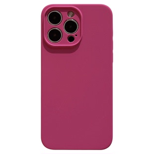 Liquid Silicone solid color soft case适用iphone11 12 13 14 15 16 plus 17 pro max
