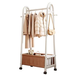 佳帮手衣帽架落地卧室挂衣架房间可移动家用室内收纳次净衣服架子