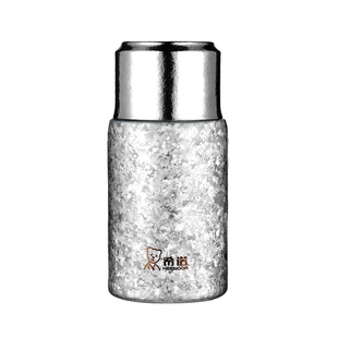 希诺新款全纯钛保温杯高端养生泡茶杯外出便携水杯女高颜值钛杯子