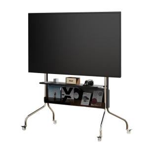 恩利普流光翼A10电视机移动支架65/75/85寸通用不锈钢落地式挂架