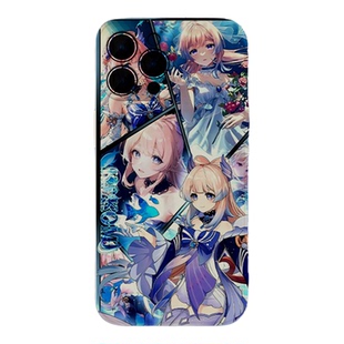 原神雷电将军适用于苹果17ProMax手机壳新款纳塔硅胶全包苹果16Pro防摔刻晴iPhone15高级感枫丹苹果14ProMax