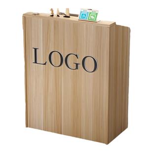 收银台店铺小型简易便利店服装店理发吧台柜子饭店前台接待台定制