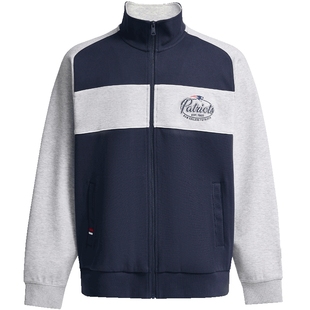 SEASON HIGH男生NFL联名秋冬拼色夹克2025年新款立领舒适简约外套