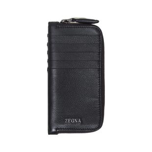 【礼物】ZEGNA杰尼亚包袋春季新品午夜蓝 SECONDSKIN 卡包