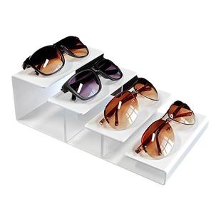 高级亚克力多层阶梯形眼镜展示架墨镜太阳镜收纳架子柜台陈列道具