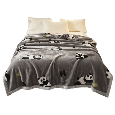 拉舍尔12斤超厚毛毯多功能