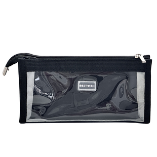 透明笔袋大容量小学初中生专用男孩痛包简约开学文具袋ins铅笔盒