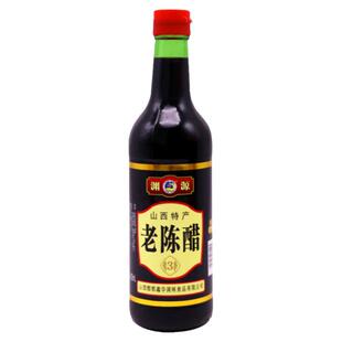渊源老陈醋420ml瓶装 山西特产正宗酿造食醋家用食用饺子醋凉拌醋