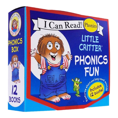 英文原版 小毛人小怪物系列 12本盒装 Little Critter Phonics Fun 儿童少年自然拼读分级阅读图画故事书 英文版 进口英语原版书籍
