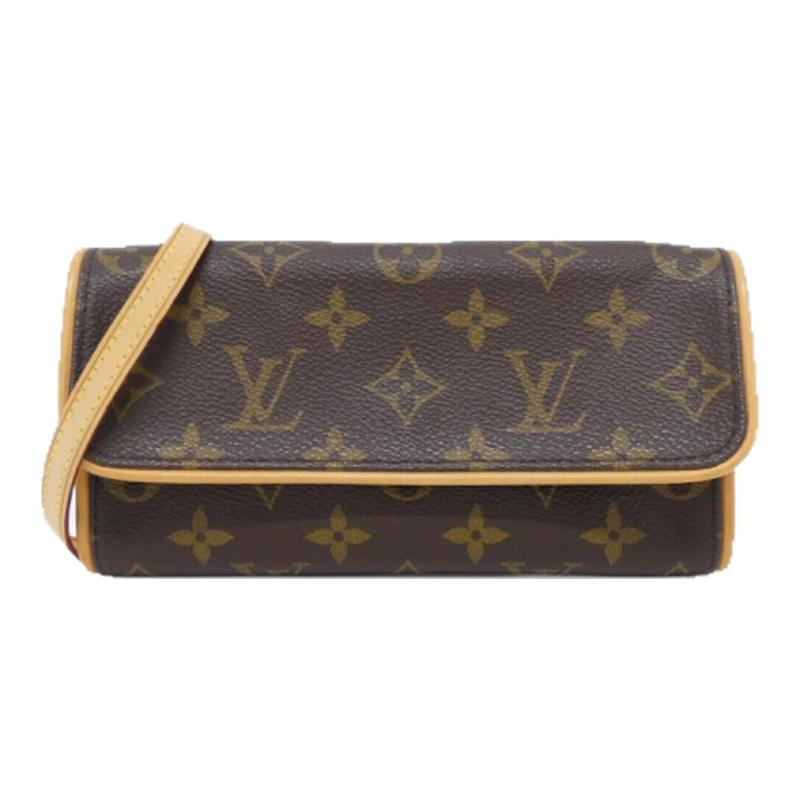 中古LV路易威登信封包老花女包