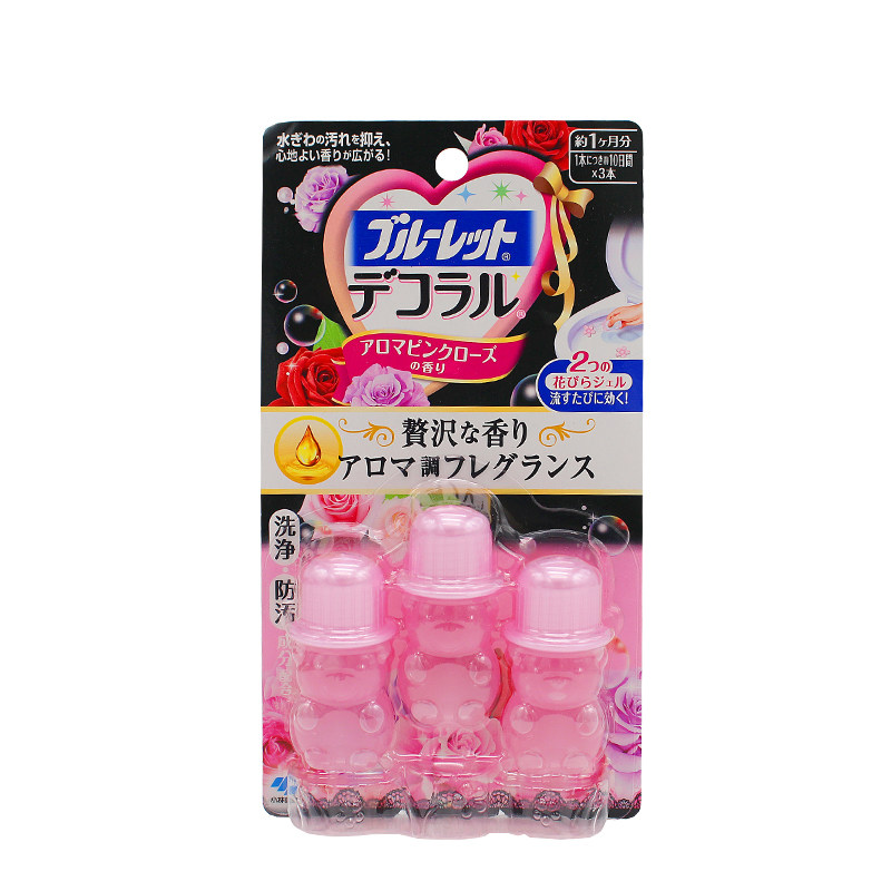 日本小林马桶开花卫生间洁厕凝胶抖音花瓣小花厕所去异味香薰