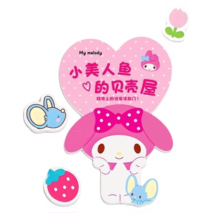 小公主房间装饰布置门贴纸女孩儿童房卧室门墙贴挂牌创意门牌定制