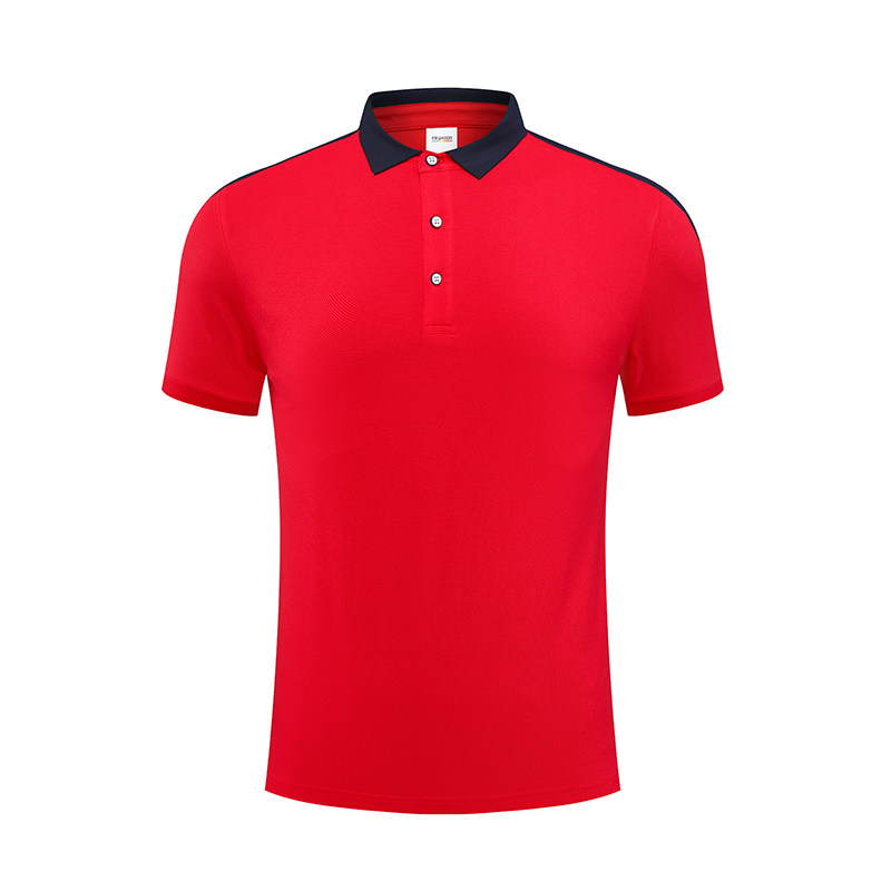 珠地翻领短袖polo衫印logo工作服团体服文化衫广告衫刺绣