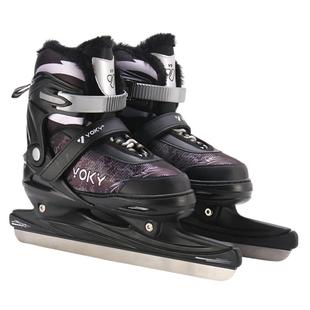 VOKY速滑冰刀鞋男成人可调码女初学者速滑鞋冰刀冰鞋加绒滑冰鞋