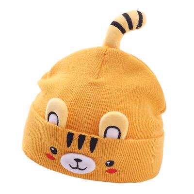 新生儿帽子秋冬可爱针织