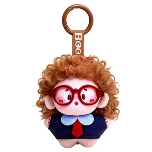 正版可爱毛绒玩具背书包包挂件公仔炸毛玩偶小挂饰品情侣生日礼物