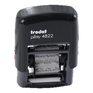 Trodat 卓达轮转回墨手账印章多种主题可调节翻转日期章自带印台