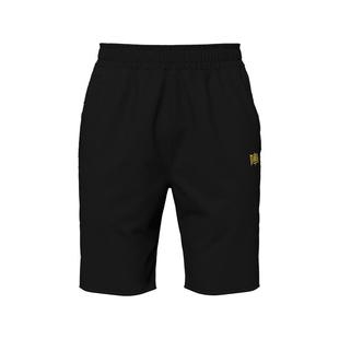 上阵运动短裤男速干跑步健身吸汗透气四分裤休闲训练黑色羽毛球裤