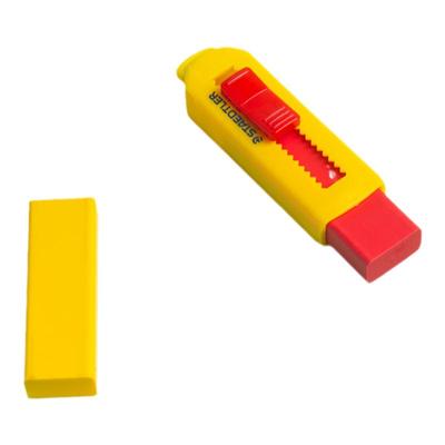 德国施德楼马卡龙色可推拉橡皮