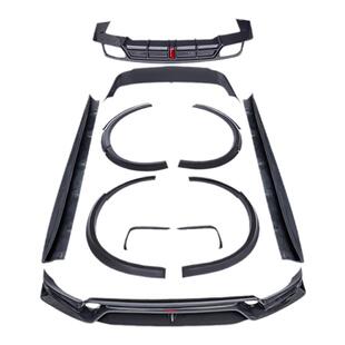 适用于保时捷卡宴Cayenne Coupe改装Cmst碳纤维轮眉尾顶翼前后唇