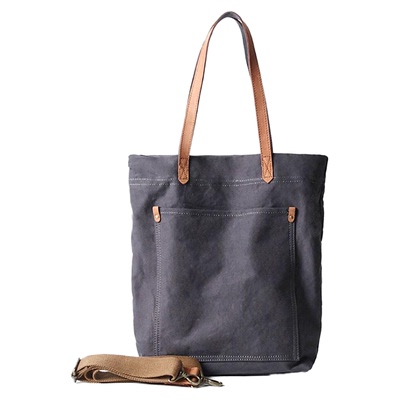 文艺复古日式帆布托特包