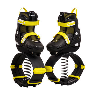 捷豹弹跳鞋轮滑鞋儿童溜冰鞋两用旱冰鞋青少年直排轮成人健身运动