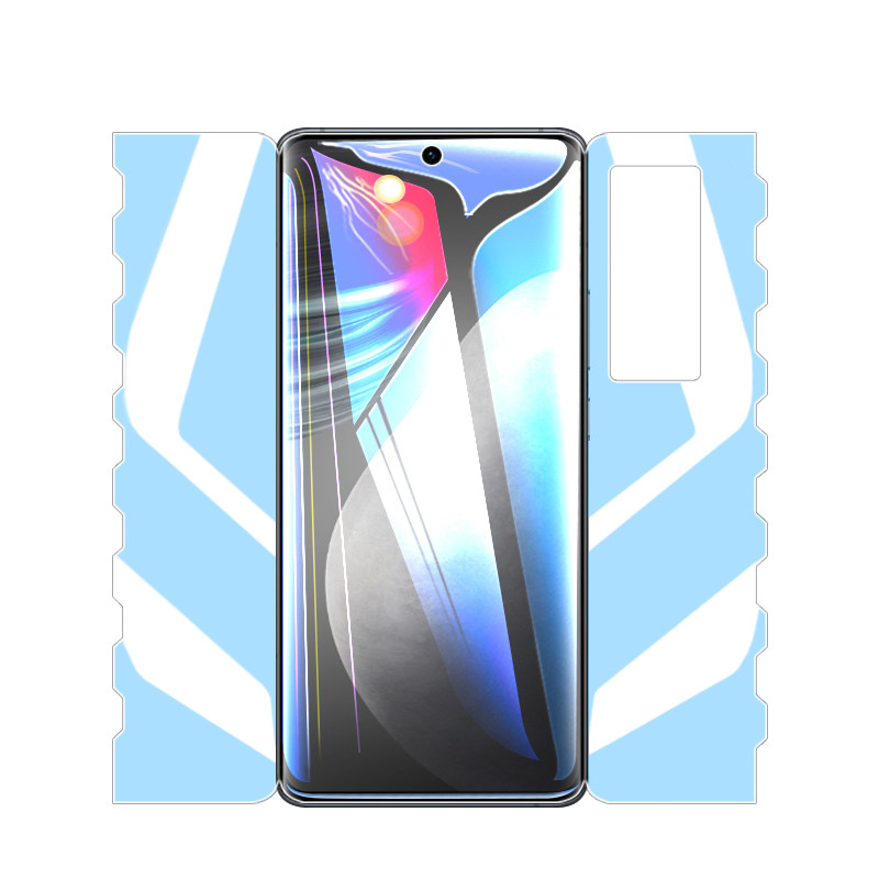 vivonex3s钢化水凝膜nex3手机膜vivonex3一体前后全包膜全屏覆盖蓝光5g原装贴膜vivi保护防摔全胶软膜