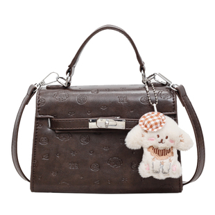 超火不撞款斜挎凯莉包包女式2026新款潮春夏轻奢小众高级感手提包