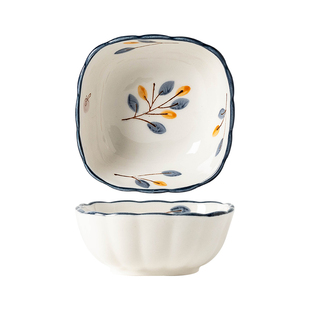 吐骨碟家用2026新款陶瓷蘸料酱料碟子创意方形味碟小号菜盘子餐具