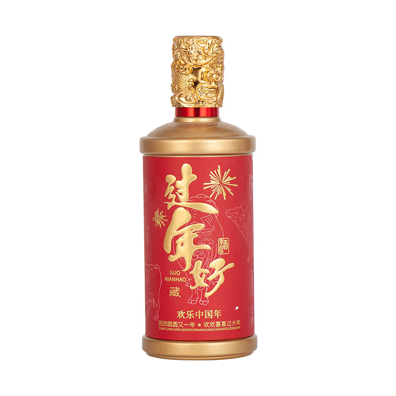 冀峰过年好玻璃酒瓶围标瓶