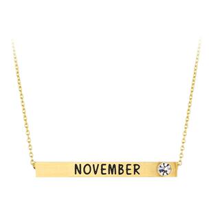 Glam Ever个性十二月份项链生日礼物 轻奢小众设计时尚个性锁骨链