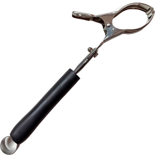 手持艾灸夹家用雷火灸艾条夹子不锈钢单头艾灸夹防烫艾灸支架大号