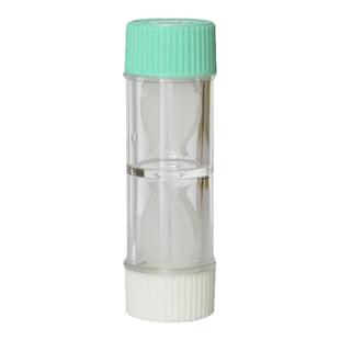 日本目立康美尼康双头RGP镜盒硬性隐形角膜塑形OK镜盒保存储镜盒