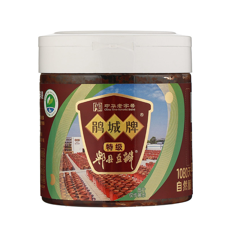 鹃城牌 零添加360gPET瓶装特级郫县豆瓣酱 3年酿制酱香浓郁正宗