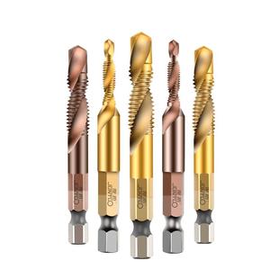 六角柄钻攻倒角一体复合丝攻丝锥钻头 螺旋机用丝锥m3m4m5m6m8m10
