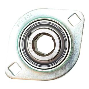 农机外球面轴承内六方6角UC204 205 206 207 208带菱形座铸铁轴壳