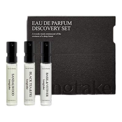 【臻品新献】longtake雪野松檀淡香水小样男女士持久留香2ml*3