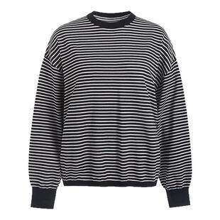 COLIN WANG-法式后花园|德国扬子超细羊毛条纹海魂衫针织衫张若愚