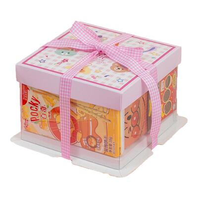 六一儿童节透明生日蛋糕盒子