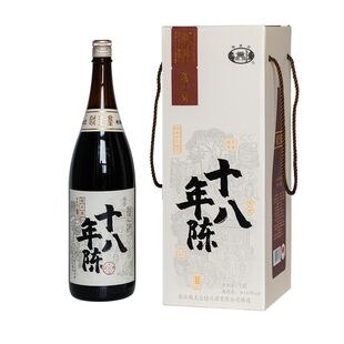 绍兴黄酒 十八年陈冬酿花雕酒 越王台出口酒 1.8L手工半甜型原酒