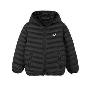 ASICS/亚瑟士童装冬季男女中大童休闲轻薄羽绒外套保暖连帽羽绒服